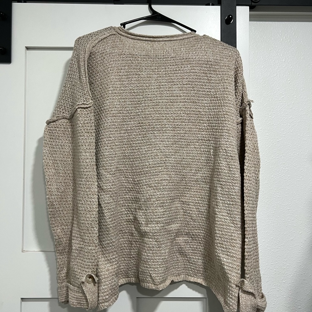Womens oatmeal sweater